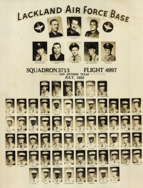 1950,Lackland AFB,Squadron 3713,Flight 4997