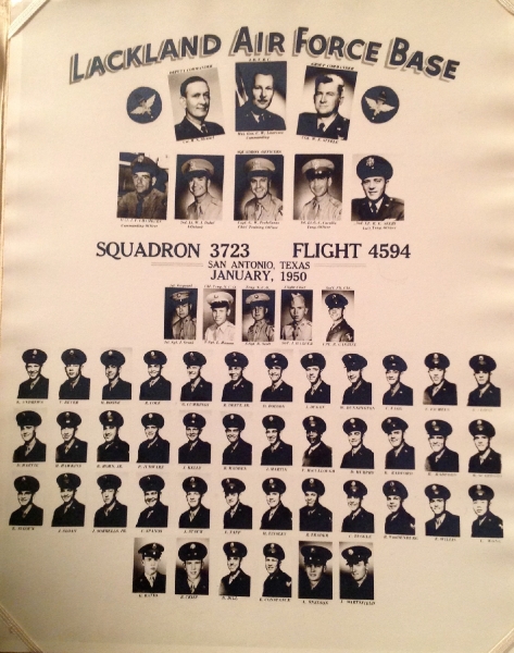1950,Lackland AFB,Squadron 3723,Flight 4594