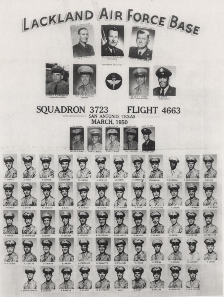 1950,Lackland AFB,Squadron 3723,Flight 4663