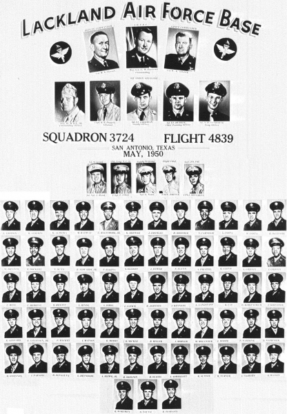 1950,Lackland AFB,Squadron 3724,Flight 4839