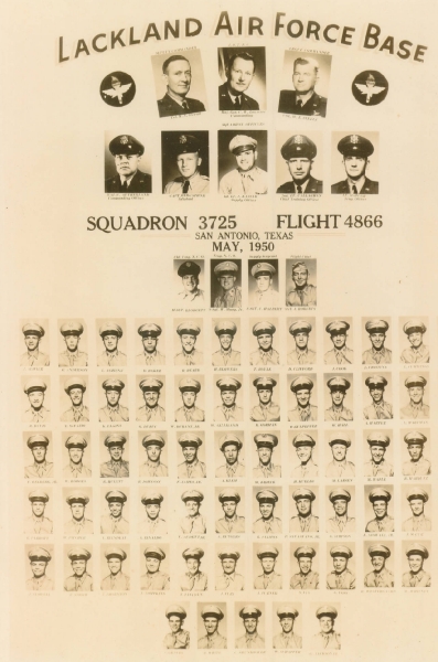 1950,Lackland AFB,Squadron 3725,Flight 4866