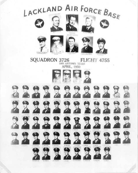 1950,Lackland AFB,Squadron 3726,Flight 4755