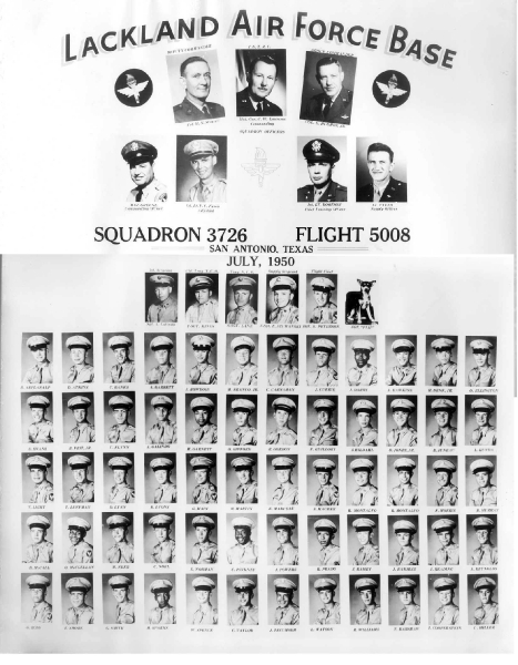 1950,Lackland AFB,Squadron 3726,Flight 5008