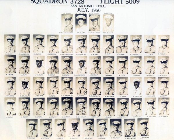 1950,Lackland AFB,Squadron 3728,Flight 5009