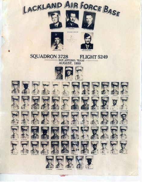 1950,Lackland AFB,Squadron 3728,Flight 5249