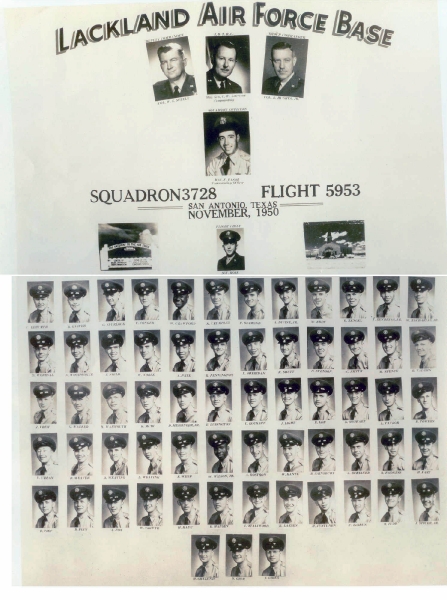 1950,Lackland AFB,Squadron 3728,Flight 5953