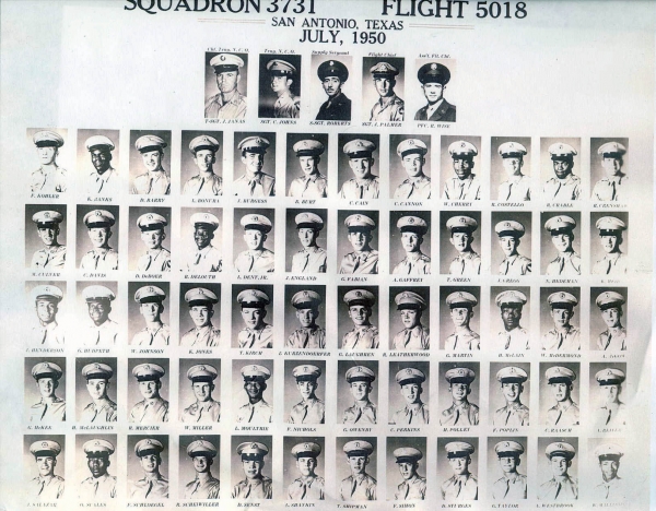 1950,Lackland AFB,Squadron 3731,Flight 5018