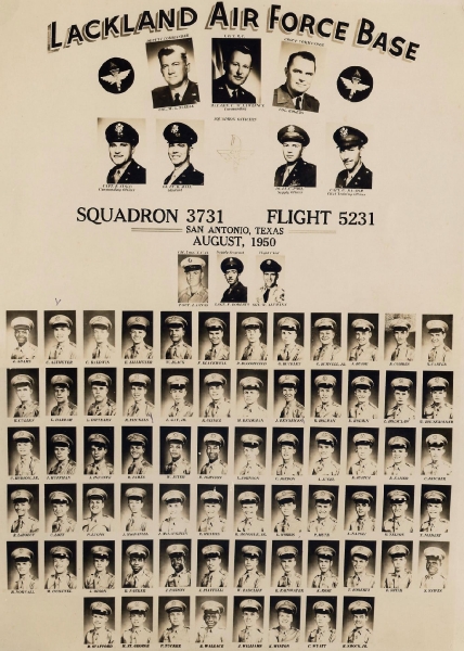 1950,Lackland AFB,Squadron 3731,Flight 5231