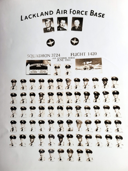 1951, Lackland AFB, Squadron 3724, Flight 1420