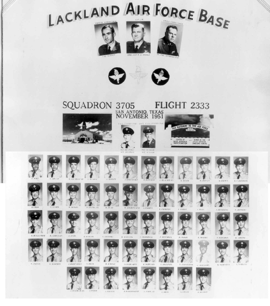 1951,Lackland AFB,Squadron 3705,Flight 2333