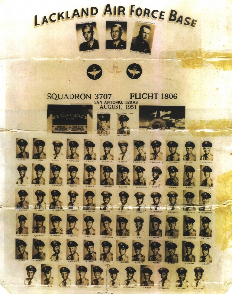 1951,Lackland AFB,Squadron 3707,Flight 1806