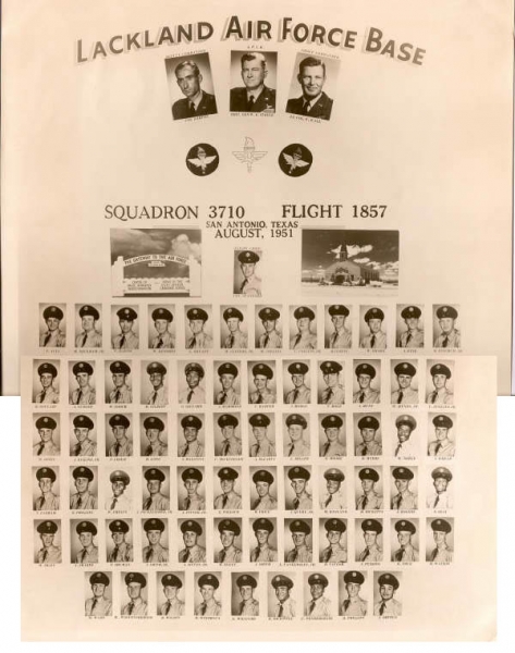 1951,Lackland AFB,Squadron 3710,Flight 1857