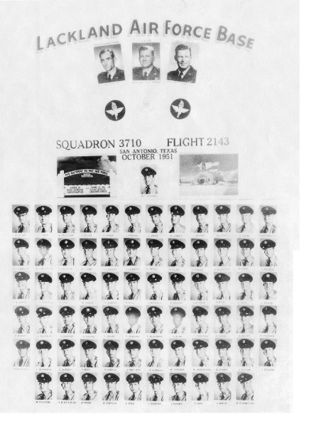 1951,Lackland AFB,Squadron 3710,Flight 2143