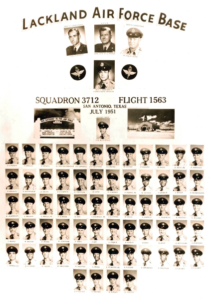 1951,Lackland AFB,Squadron 3712,Flight 1563