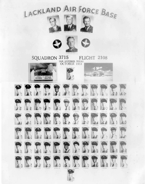 1951,Lackland AFB,Squadron 3715,Flight 2108