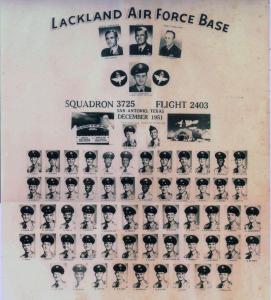 1951,Lackland AFB,Squadron 3725,Flight 2403