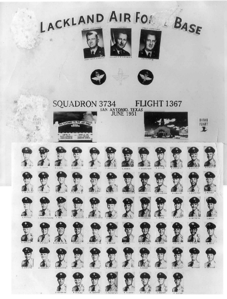 1951,Lackland AFB,Squadron 3734,Flight 1367