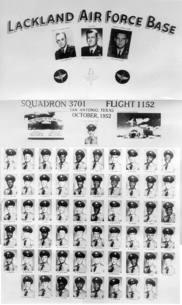 1952,Lackland AFB,Squadron 3701,Flight 1152