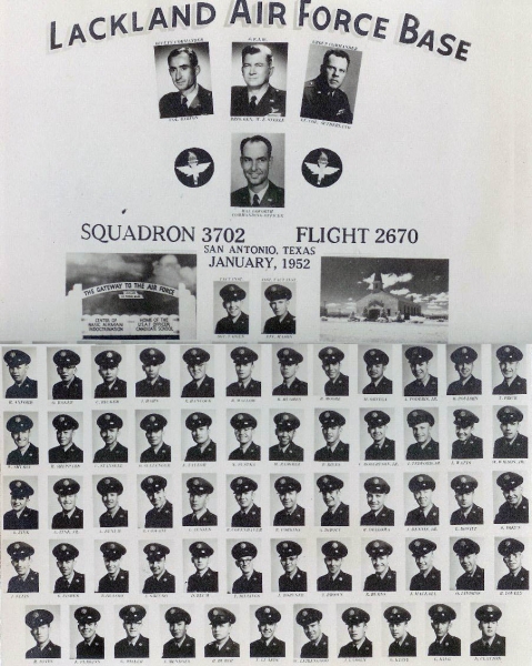 1952,Lackland AFB,Squadron 3702,Flight 2670