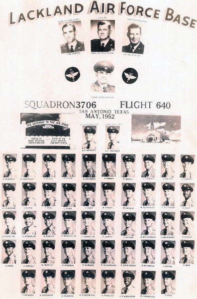 1952,Lackland AFB,Squadron 3706,Flight 640