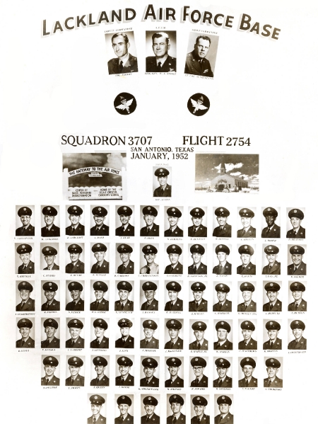 1952,Lackland AFB,Squadron 3707,Flight 2754