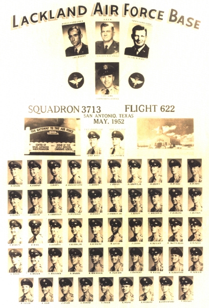 1952,Lackland AFB,Squadron 3713,Flight 622