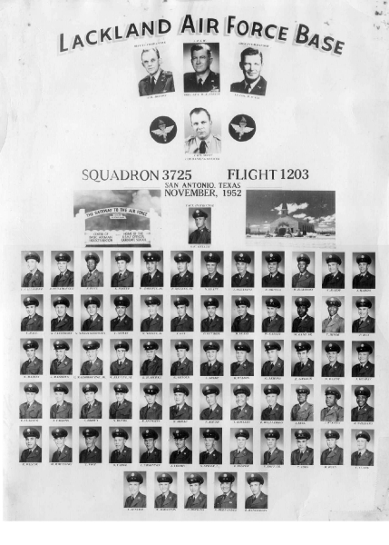 1952,Lackland AFB,Squadron 3725,Flight 1203