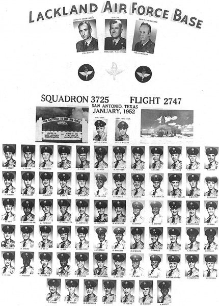 1952,Lackland AFB,Squadron 3725,Flight 2747
