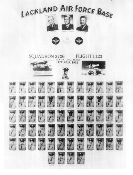 1952,Lackland AFB,Squadron 3726,Flight 1123