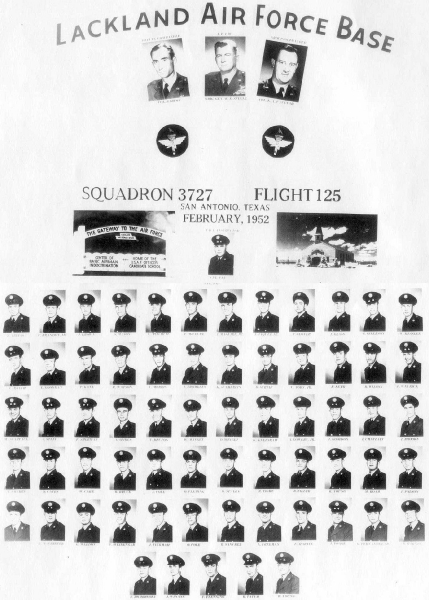 1952,Lackland AFB,Squadron 3727,Flight 125