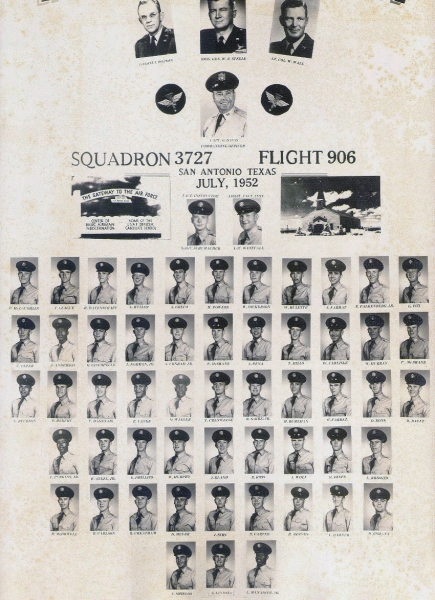 1952,Lackland AFB,Squadron 3727,Flight 906