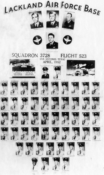1952,Lackland AFB,Squadron 3728,Flight 523