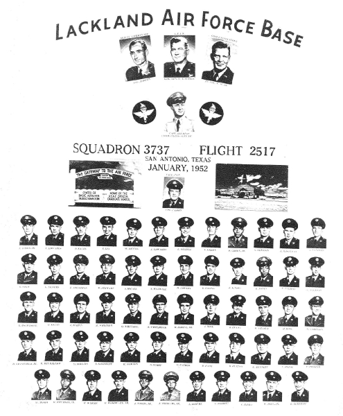 1952,Lackland AFB,Squadron 3737,Flight 2517