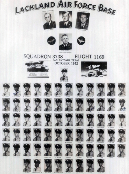 1952,Lackland AFB,Squadron 3738,Flight 1169