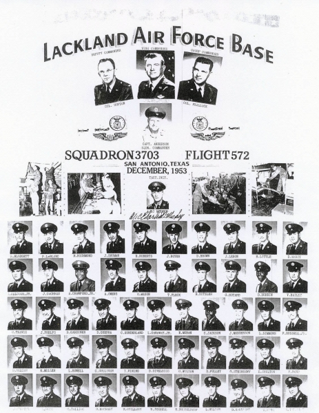 1953,Lackland AFB,Squadron 3703,Flight 572