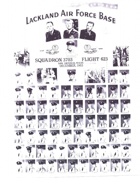 1953,Lackland AFB,Squadron 3703,Flight 623