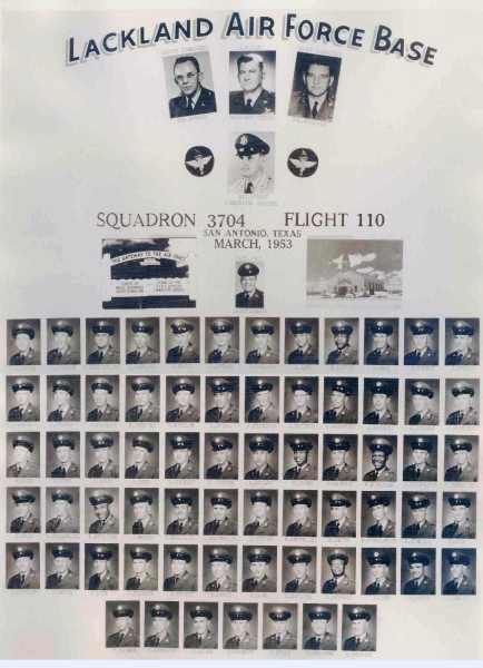 1953,Lackland AFB,Squadron 3704,Flight 110