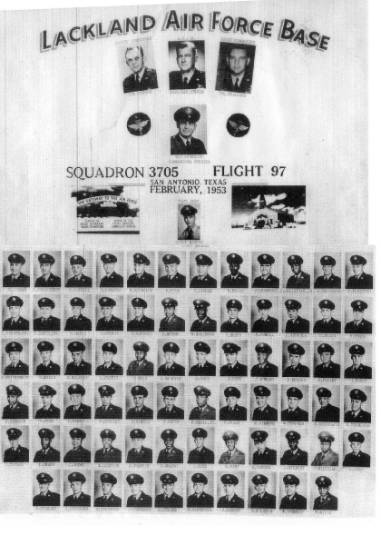 1953,Lackland AFB,Squadron 3705,Flight 97