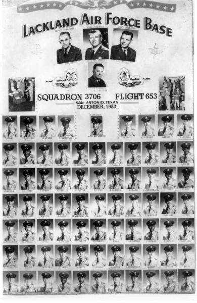 1953,Lackland AFB,Squadron 3706,Flight 653