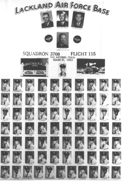 1953,Lackland AFB,Squadron 3708,Flight 115