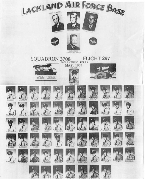 1953,Lackland AFB,Squadron 3708,Flight 297