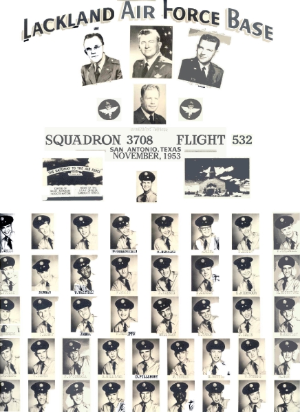 1953,Lackland AFB,Squadron 3708,Flight 532