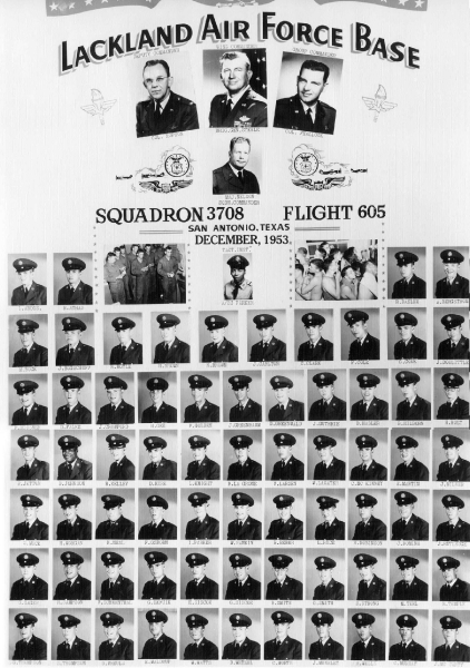 1953,Lackland AFB,Squadron 3708,Flight 605