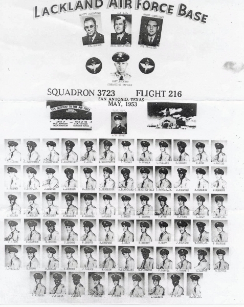 1953,Lackland AFB,Squadron 3723,Flight 216