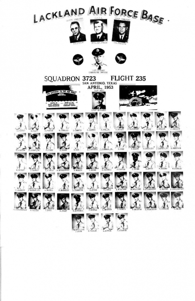 1953,Lackland AFB,Squadron 3723,Flight 235