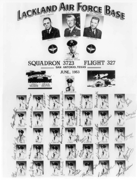 1953,Lackland AFB,Squadron 3723,Flight 327