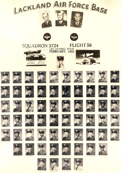 1953,Lackland AFB,Squadron 3724,Flight 58