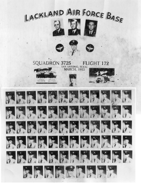 1953,Lackland AFB,Squadron 3725,Flight 172