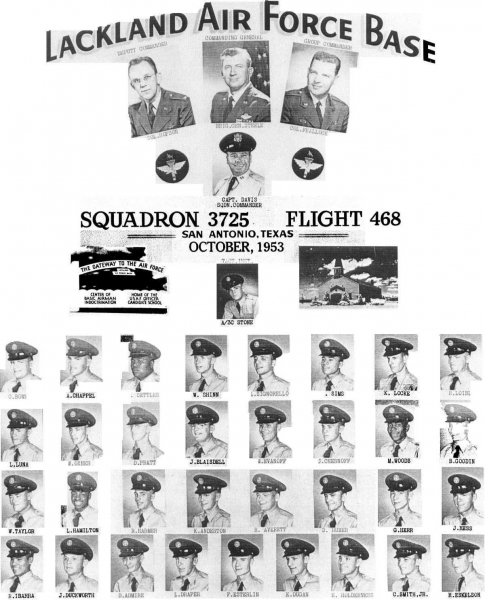 1953,Lackland AFB,Squadron 3725,Flight 468