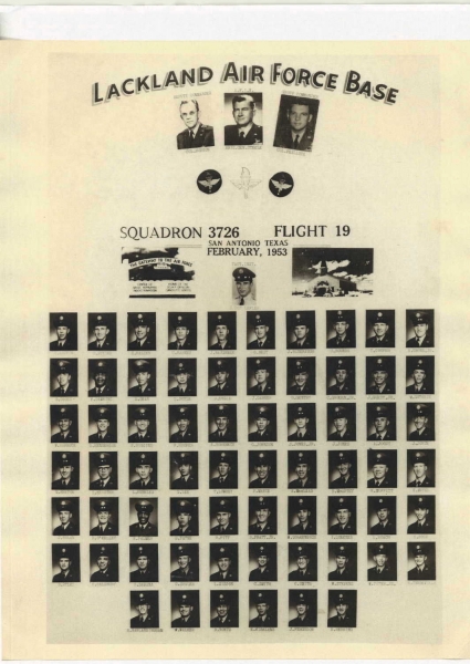 1953,Lackland AFB,Squadron 3726,Flight 19